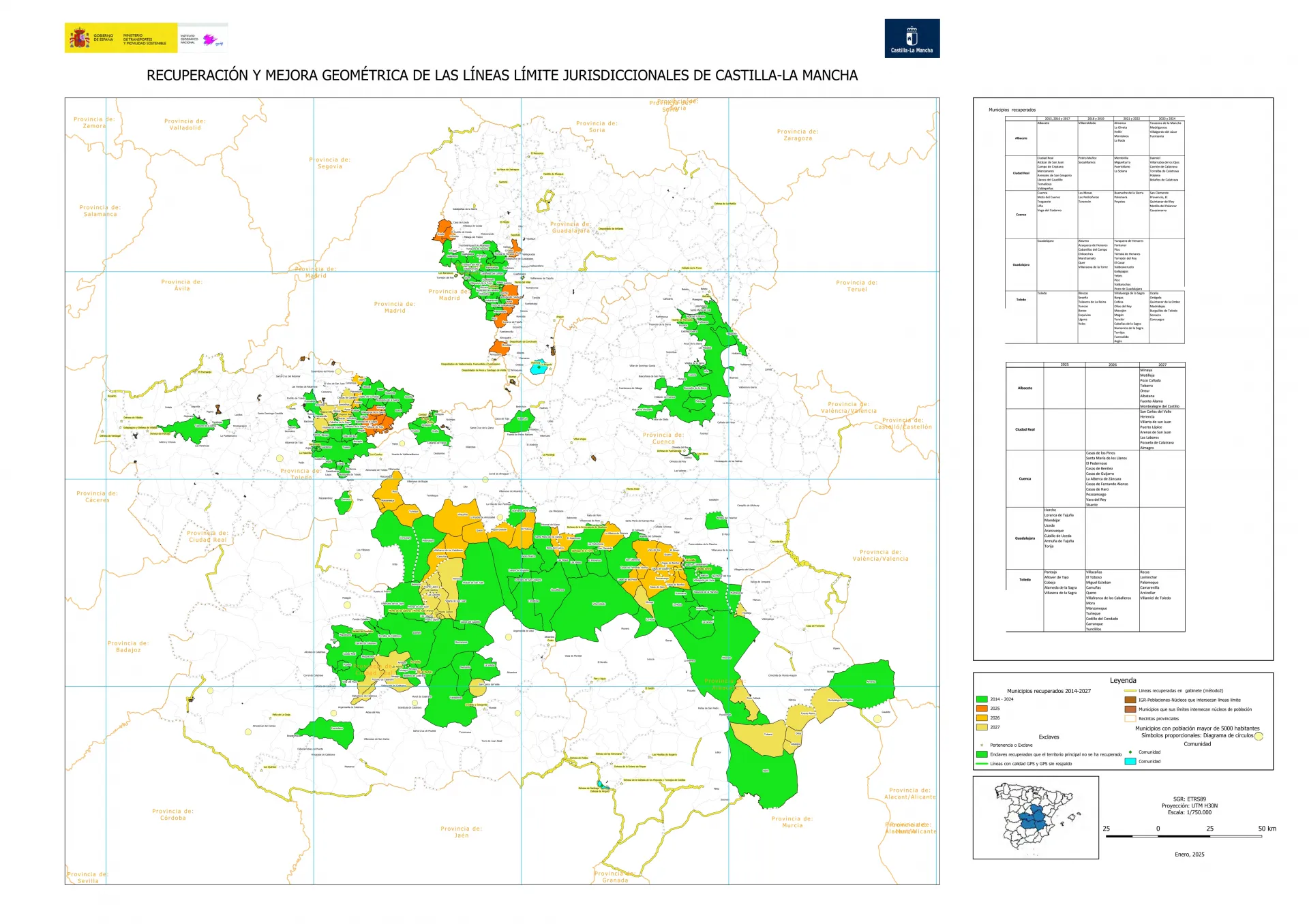 mapa proyecto líneas límite en 2026